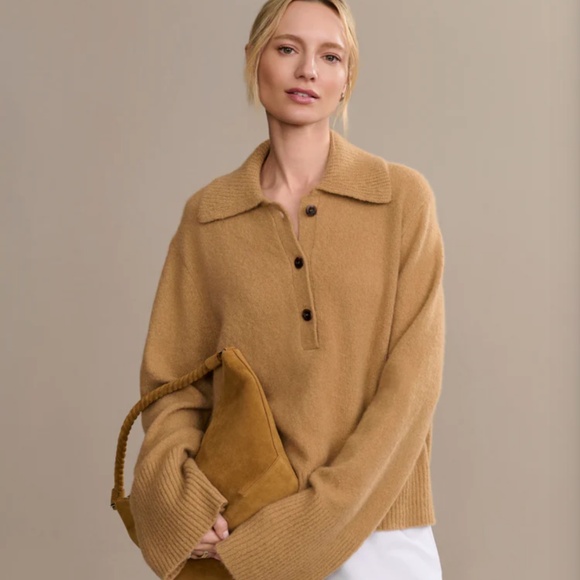 Jenni Kayne Stevie polo sweater - Picture 1 of 10